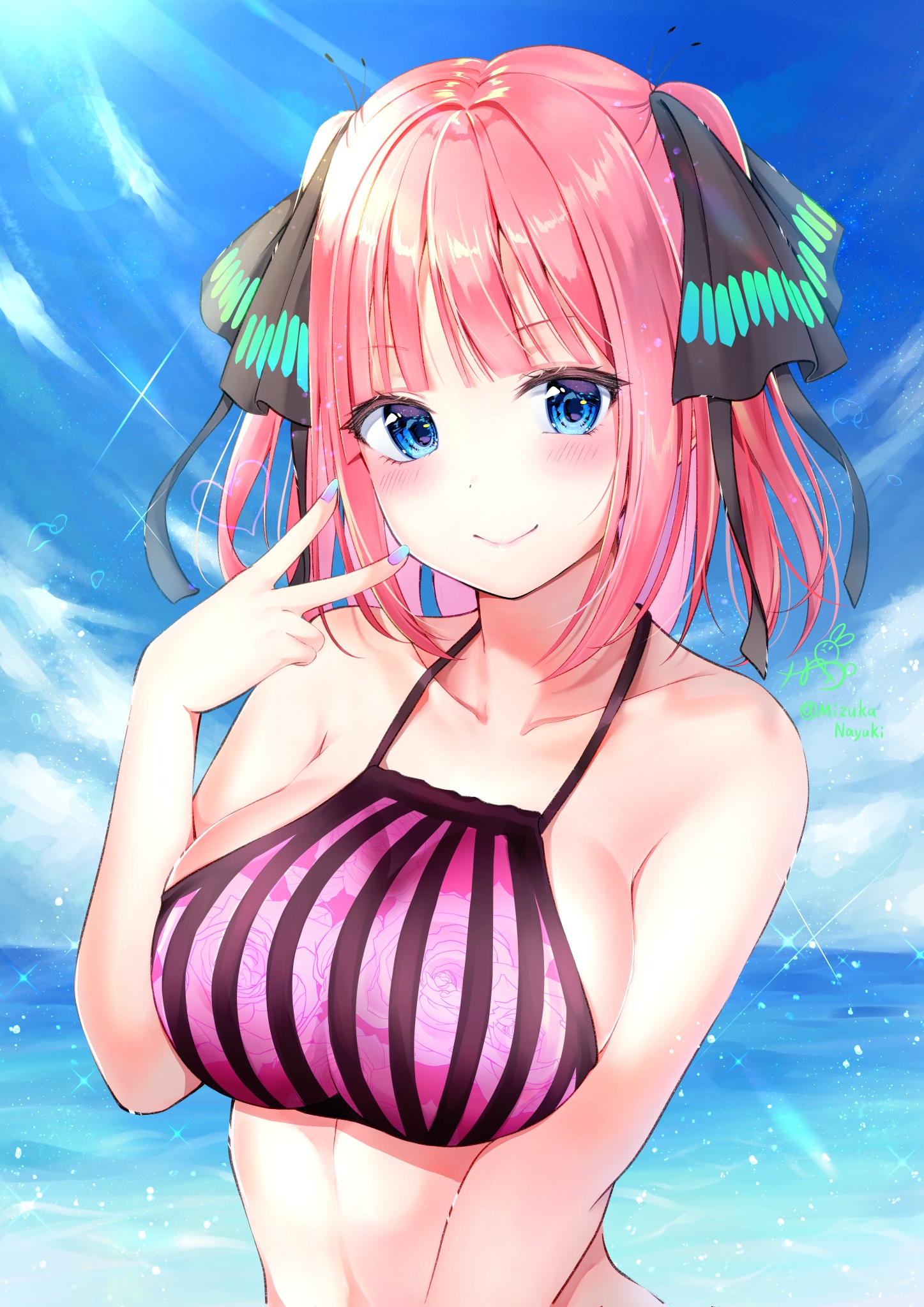 Mizukanayuki Toubun No Hanayome Nakano Nino Bikini Top Swimsuits My XXX Hot Girl